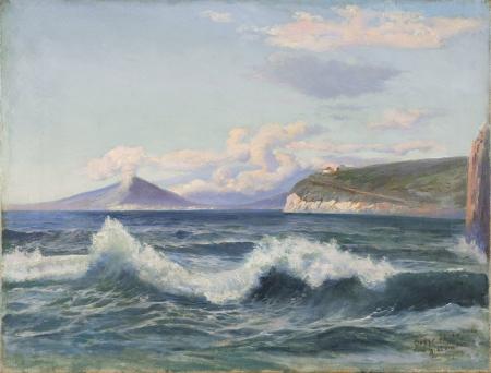 Amandus Adamson Bay of Naples China oil painting art